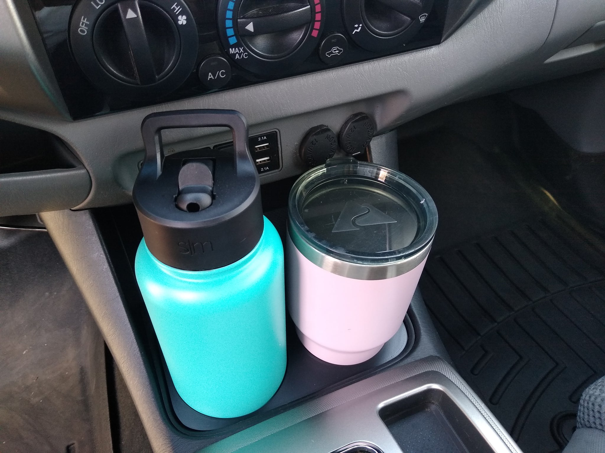 Hydroflask BOTH - Toyota Tacoma Hydroflask / Nalgene Cupholder Insert  2005-2015 2nd Generation